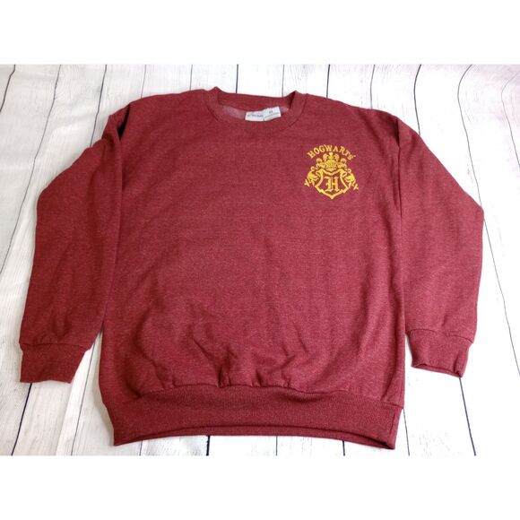 Wizarding World Harry Potter Hogwarts Womens Sweatshirt Pullover Maroon Red XS - Picture 3 of 8